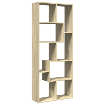 vidaXL Bibliothèque-séparateur de pièce Chêne Sonoma 67x25x161,5cm Bois d'ingénierie