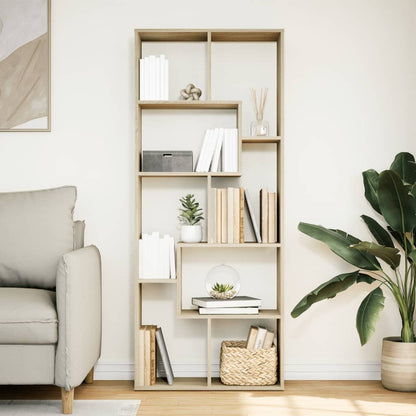 vidaXL Bibliothèque-séparateur de pièce Chêne Sonoma 67x25x161,5cm Bois d'ingénierie
