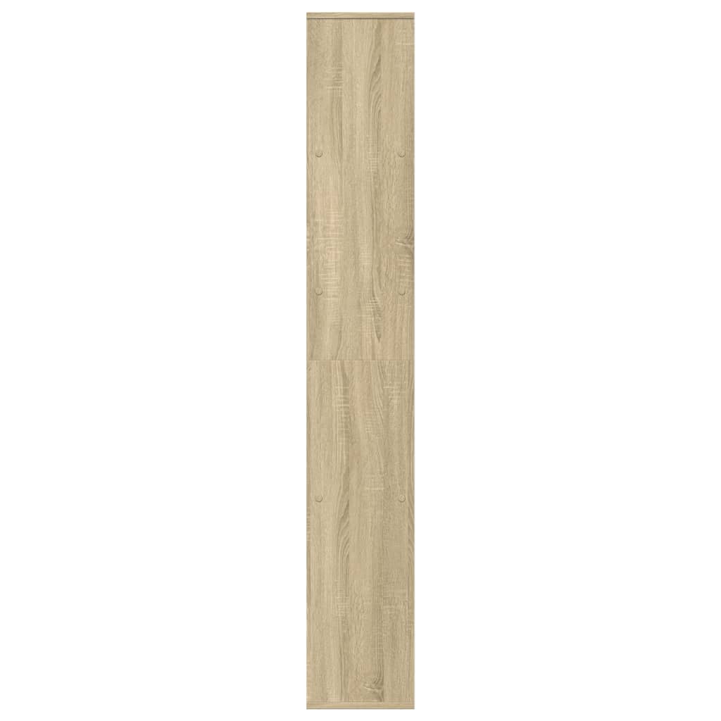 vidaXL Bibliothèque-séparateur de pièce Chêne Sonoma 67x25x161,5cm Bois d'ingénierie