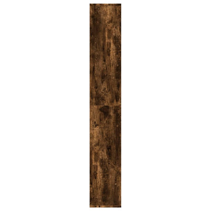 vidaXL Bibliothèque-séparateur Chêne fumé 67x25x161,5cm Bois d'ingénierie