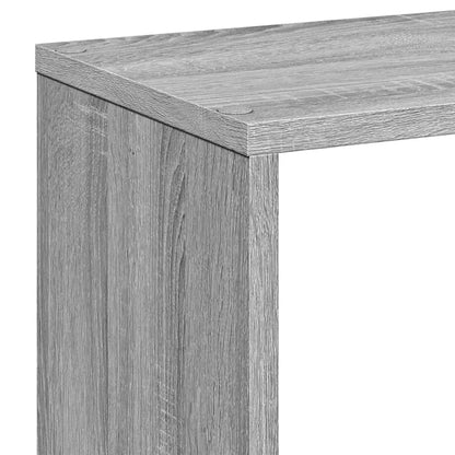 vidaXL Étagère de séparation de pièce gris Sonoma 67x25x161,5 cm, bois d'ingénierie