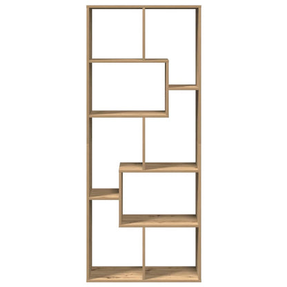 vidaXL Raumteiler-Bücherregal Artisan-Eiche 67x25x161,5 cm