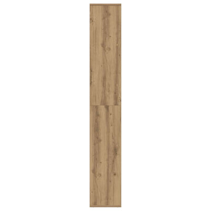 vidaXL Raumteiler-Bücherregal Artisan-Eiche 67x25x161,5 cm