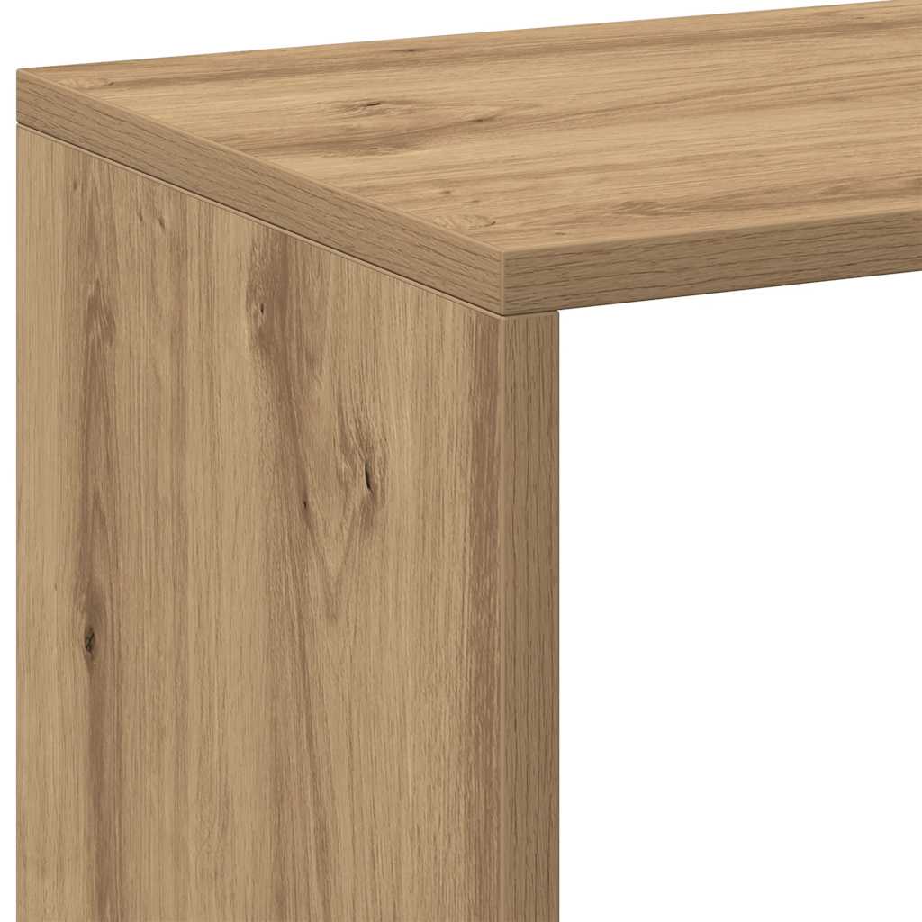 vidaXL Raumteiler-Bücherregal Artisan-Eiche 67x25x161,5 cm