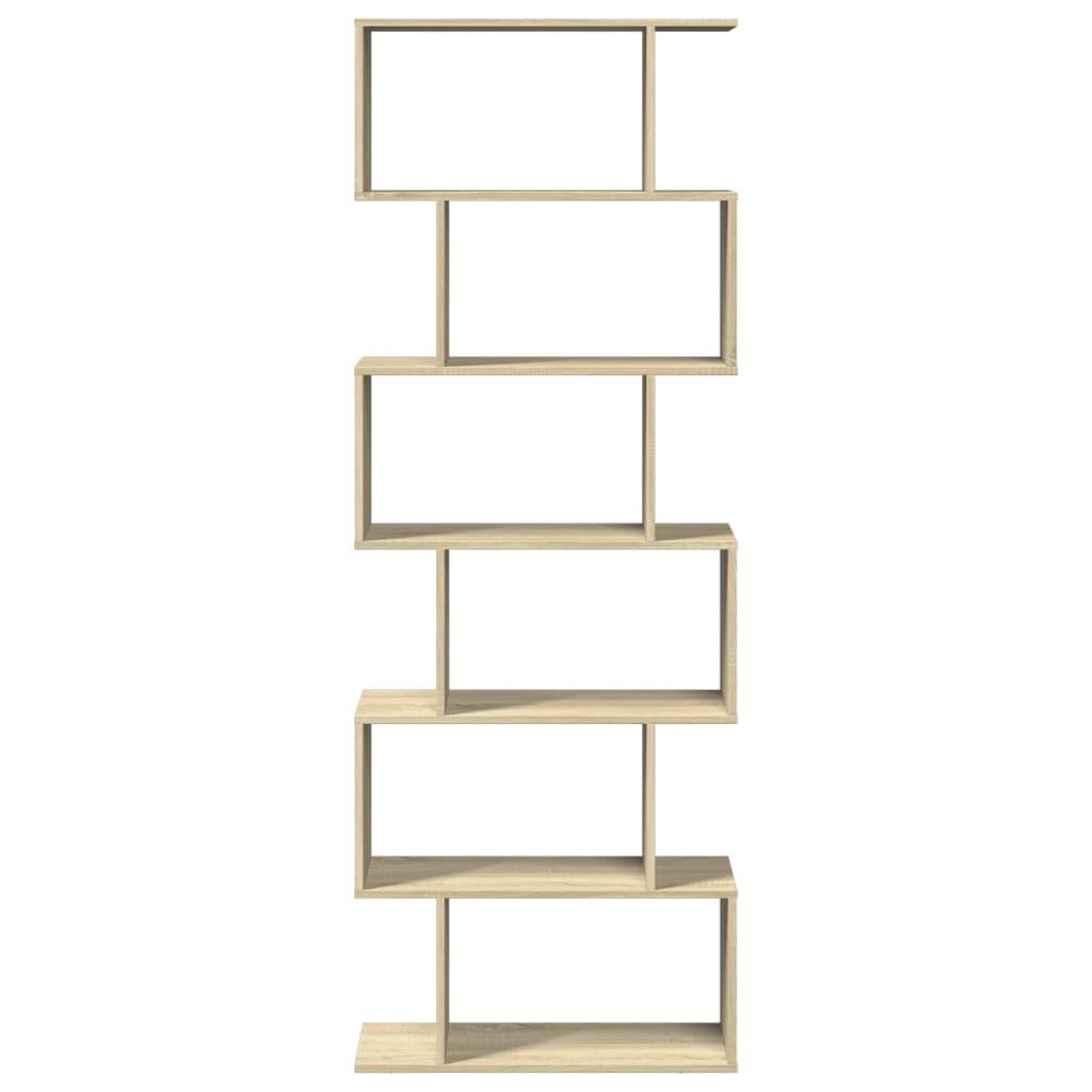 vidaXL Étagère de séparation de pièce à 6 niveaux Chêne sonoma 70x24x193 cm