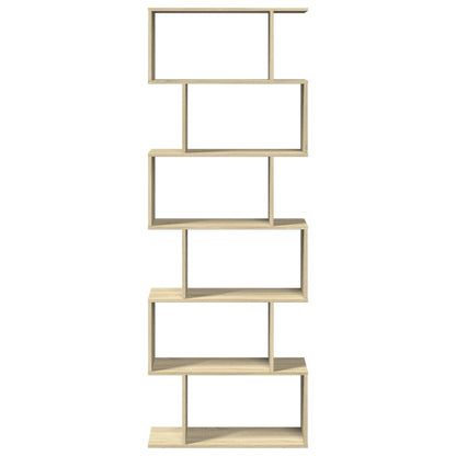 vidaXL Étagère de séparation de pièce à 6 niveaux Chêne sonoma 70x24x193 cm