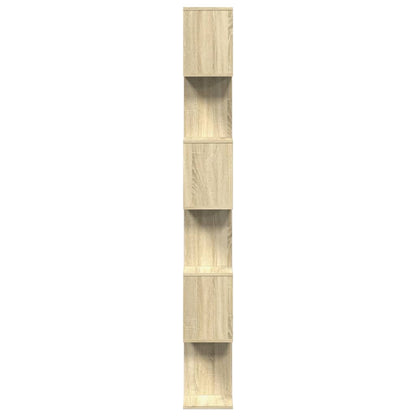 vidaXL Étagère de séparation de pièce à 6 niveaux Chêne sonoma 70x24x193 cm