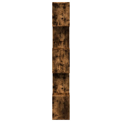 vidaXL Raumteiler-Bücherregal 5 Etagen Räuchereiche 70x24x161 cm