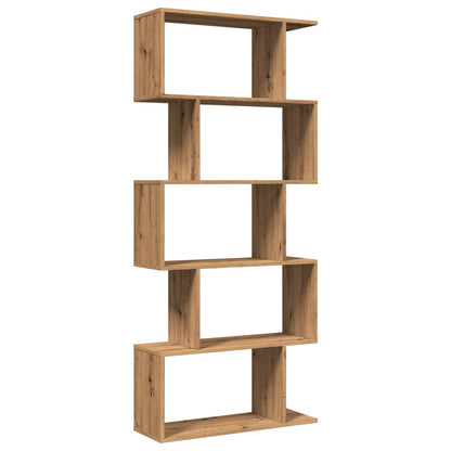 vidaXL Étagère de séparation de pièce à 5 niveaux chêne artisan 70x24x161 cm