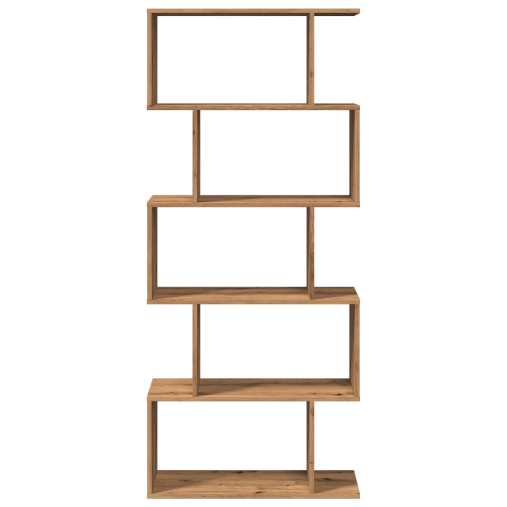 vidaXL Étagère de séparation de pièce à 5 niveaux chêne artisan 70x24x161 cm