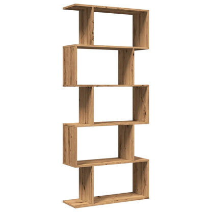 vidaXL Étagère de séparation de pièce à 5 niveaux chêne artisan 70x24x161 cm