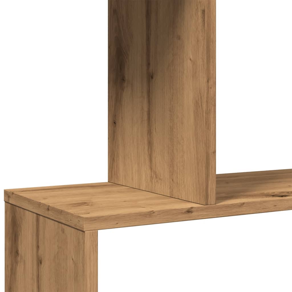 vidaXL Étagère de séparation de pièce à 5 niveaux chêne artisan 70x24x161 cm