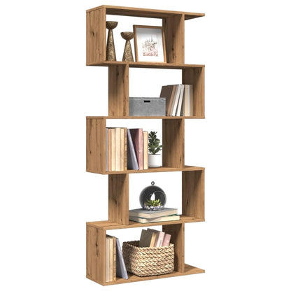 vidaXL Étagère de séparation de pièce à 5 niveaux chêne artisan 70x24x161 cm