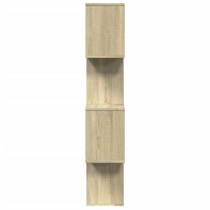 vidaXL Bibliothèque étagère de séparation à 4 niveaux chêne sonoma 70x24x129 cm