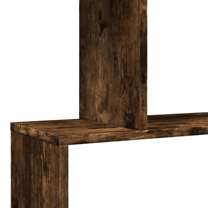 vidaXL Bibliothèque-Séparateur de pièce 3 Compartiments Chêne Fumée 70x24x97 cm