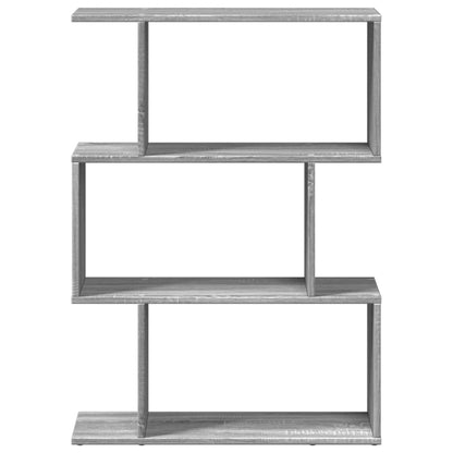 vidaXL Bibliothèque-Séparateur de Pièce 3 Compartiments Gris Sonoma 70x24x97 cm