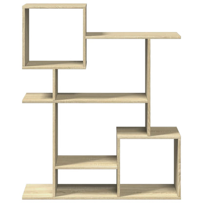 vidaXL Raumteiler-Bücherregal Sonoma-Eiche 92x29x112 cm Holzwerkstoff