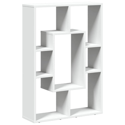 vidaXL Bücherregal Weiß 63 x 20 x 90 cm Holzwerkstoff