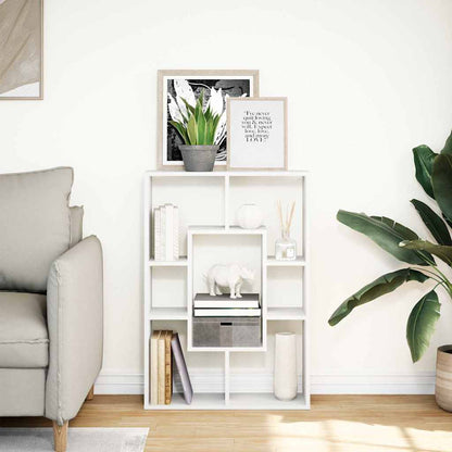 vidaXL Bücherregal Weiß 63 x 20 x 90 cm Holzwerkstoff