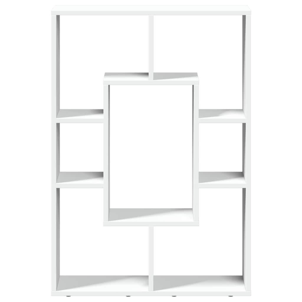 vidaXL Bücherregal Weiß 63 x 20 x 90 cm Holzwerkstoff