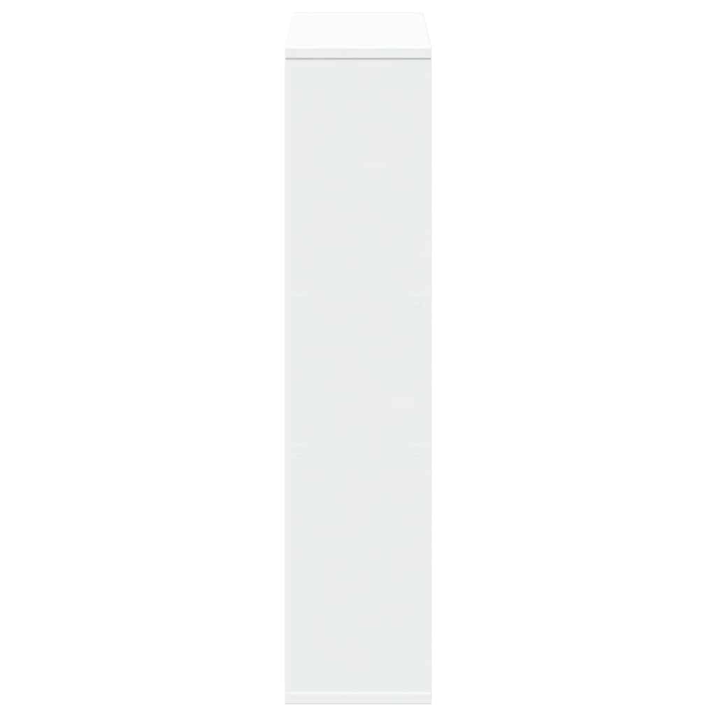 vidaXL Bücherregal Weiß 63 x 20 x 90 cm Holzwerkstoff