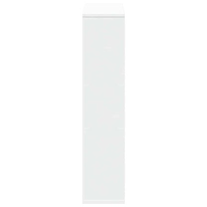 vidaXL Bücherregal Weiß 63 x 20 x 90 cm Holzwerkstoff