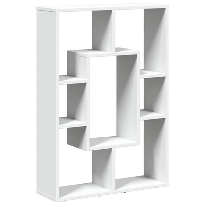 vidaXL Bücherregal Weiß 63 x 20 x 90 cm Holzwerkstoff