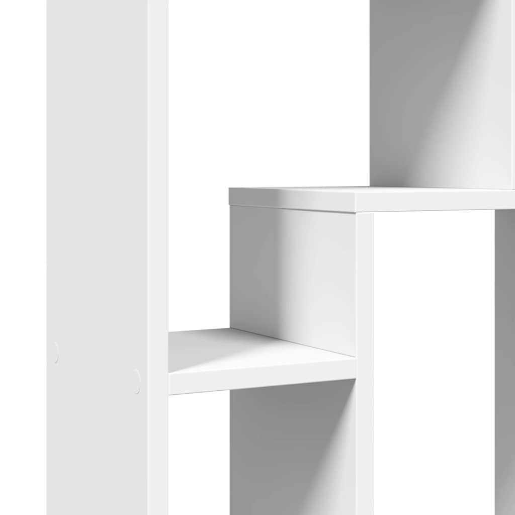 vidaXL Bücherregal Weiß 63 x 20 x 90 cm Holzwerkstoff