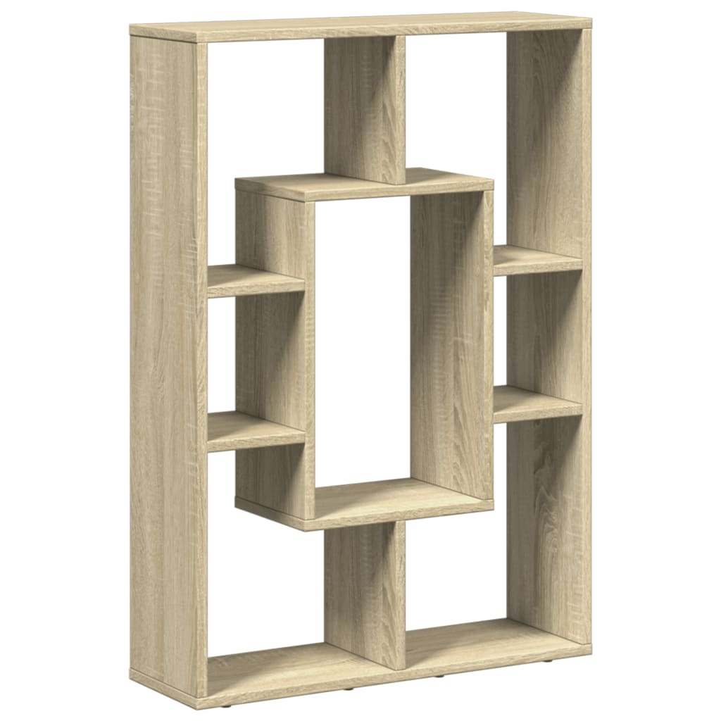 vidaXL Bibliothèque chêne sonoma 63x20x90 cm aggloméré