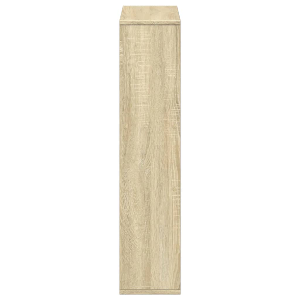 vidaXL Bibliothèque chêne sonoma 63x20x90 cm aggloméré