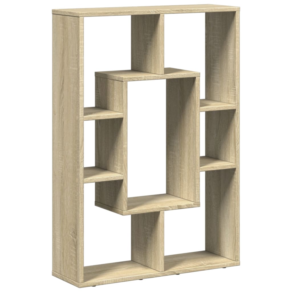 vidaXL Bibliothèque chêne sonoma 63x20x90 cm aggloméré