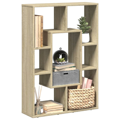 vidaXL Bibliothèque chêne sonoma 63x20x90 cm aggloméré