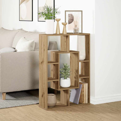vidaXL Bücherregal Artisan-Eiche 63x20x90 cm Holzwerkstoff