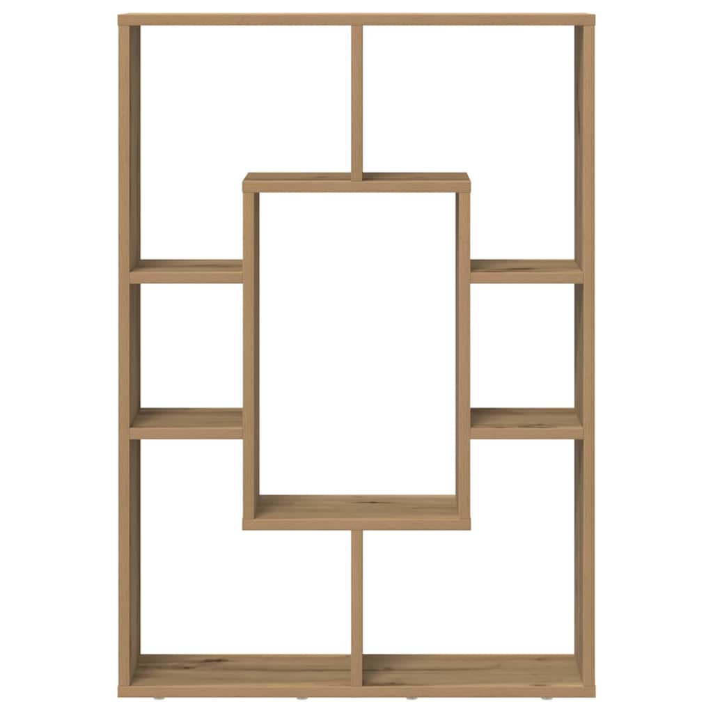 vidaXL Bücherregal Artisan-Eiche 63x20x90 cm Holzwerkstoff