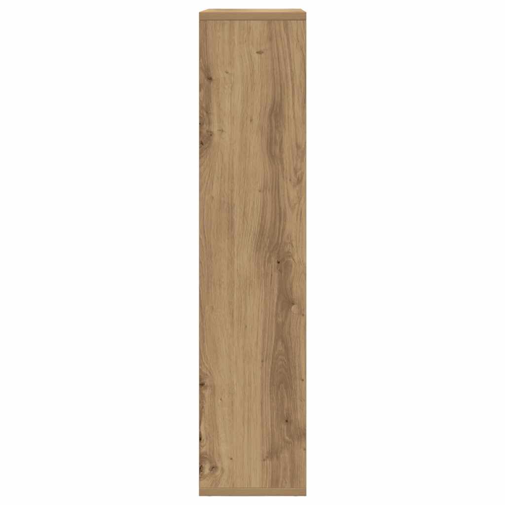 vidaXL Bücherregal Artisan-Eiche 63x20x90 cm Holzwerkstoff