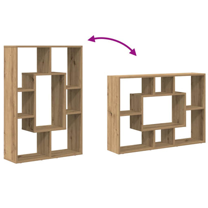 vidaXL Bücherregal Artisan-Eiche 63x20x90 cm Holzwerkstoff
