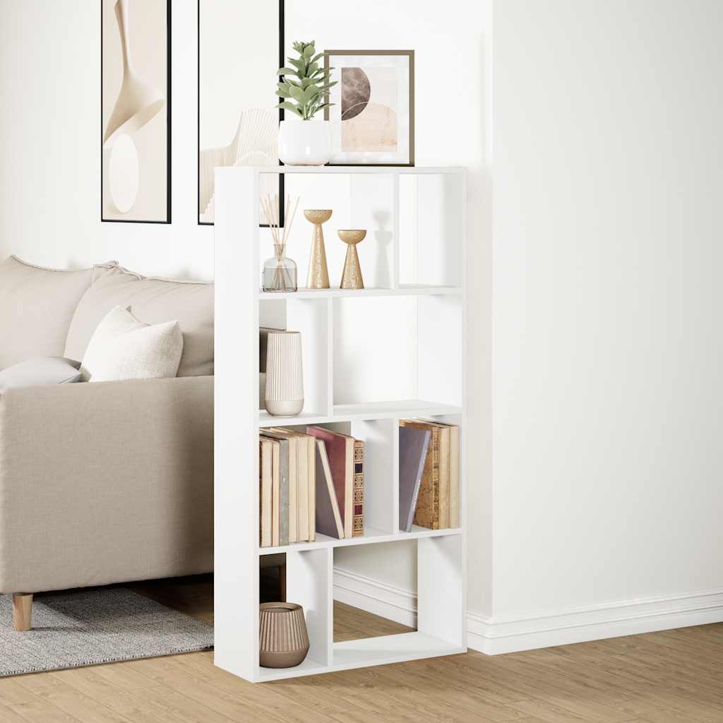 vidaXL Bücherregal Weiß 60 x 20 x 120,5 cm Holzwerkstoff
