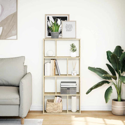 vidaXL Bücherregal Sonoma-Eiche 60x20x120,5 cm Holzwerkstoff