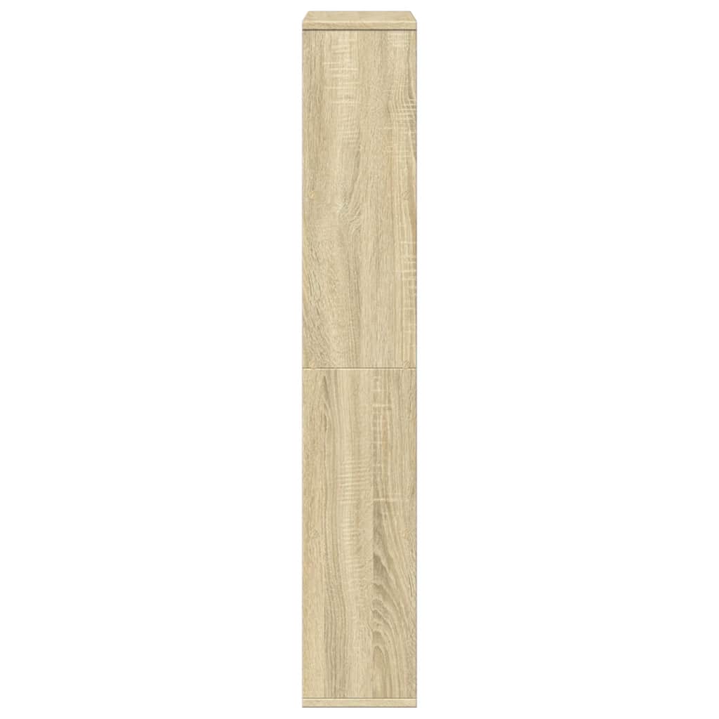 vidaXL Bücherregal Sonoma-Eiche 60x20x120,5 cm Holzwerkstoff