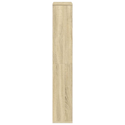 vidaXL Bücherregal Sonoma-Eiche 60x20x120,5 cm Holzwerkstoff