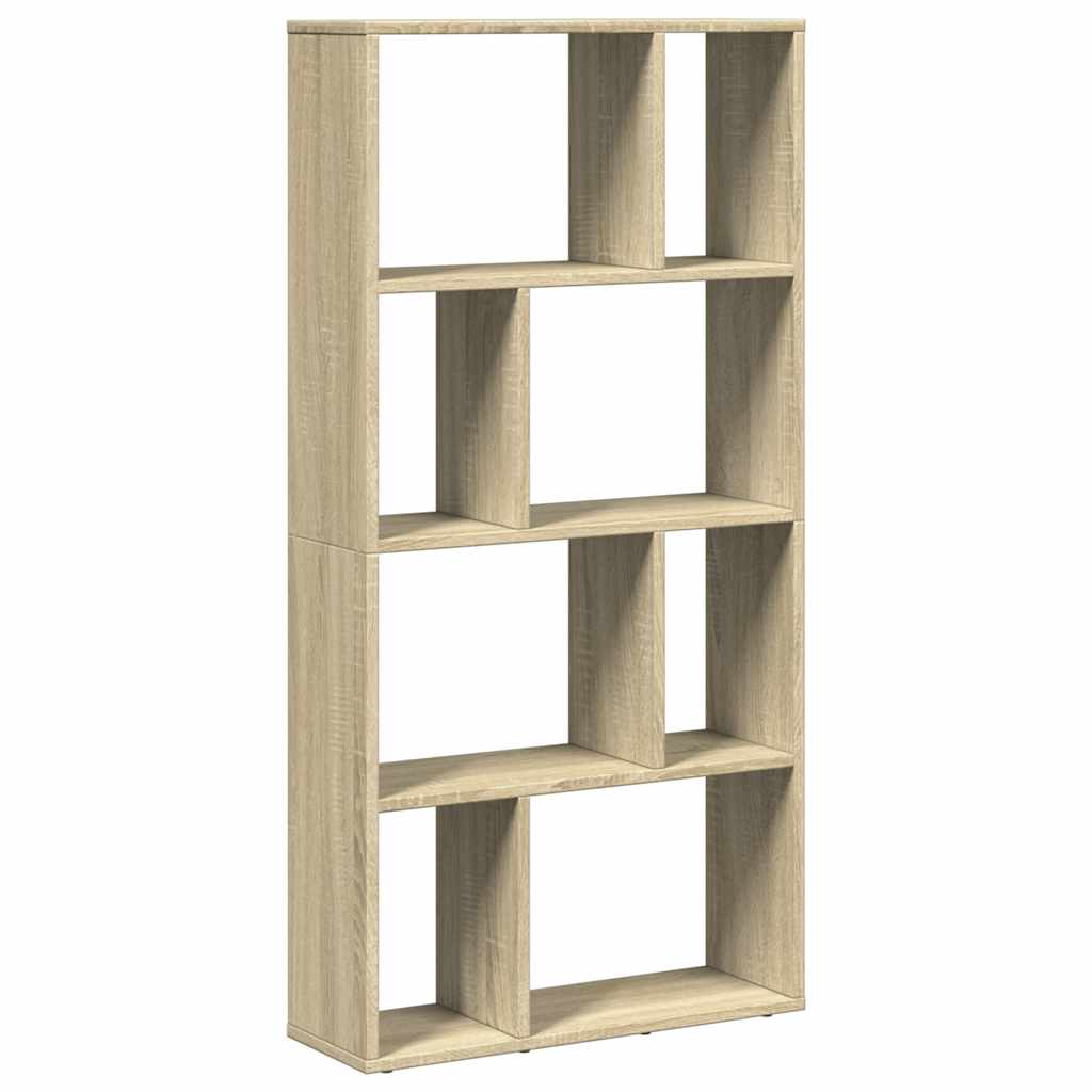 vidaXL Bücherregal Sonoma-Eiche 60x20x120,5 cm Holzwerkstoff
