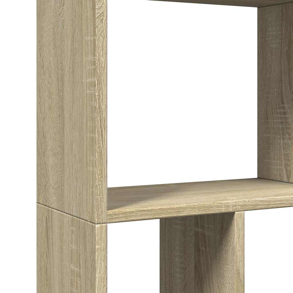vidaXL Bücherregal Sonoma-Eiche 60x20x120,5 cm Holzwerkstoff