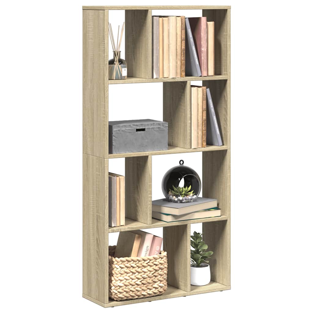 vidaXL Bücherregal Sonoma-Eiche 60x20x120,5 cm Holzwerkstoff