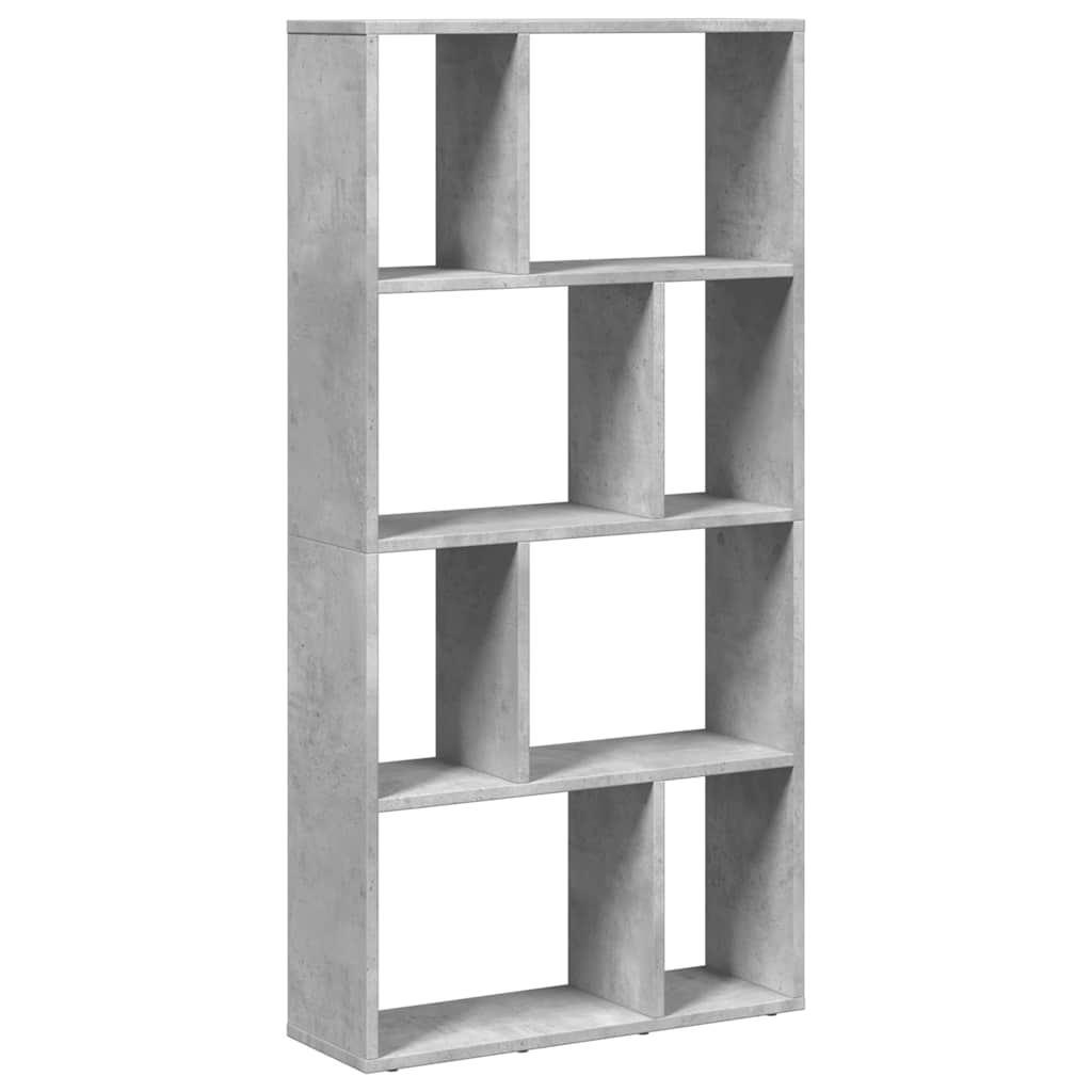 vidaXL Bücherregal Betongrau 60x20x120,5 cm Holzwerkstoff