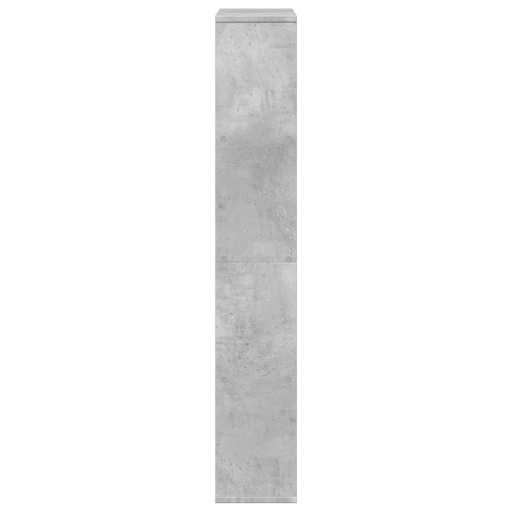 vidaXL Bücherregal Betongrau 60x20x120,5 cm Holzwerkstoff