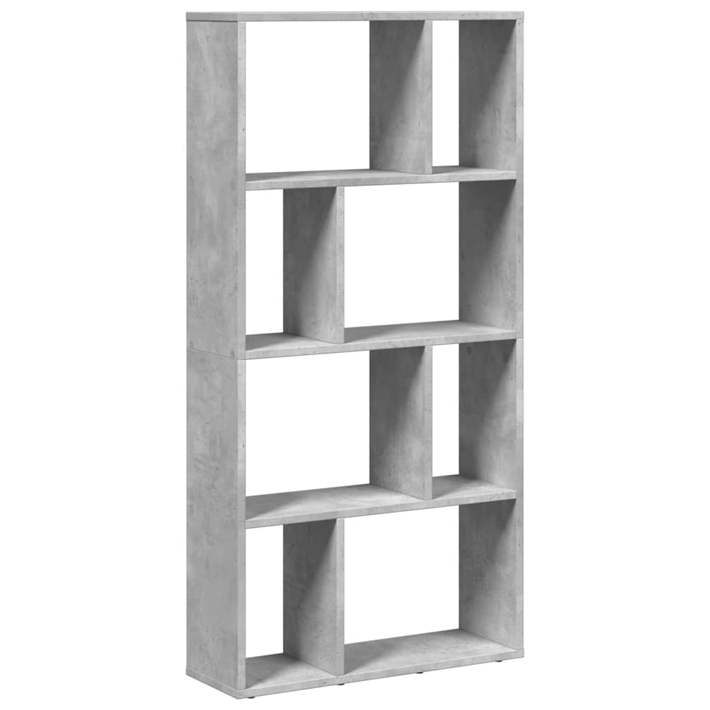 vidaXL Bücherregal Betongrau 60x20x120,5 cm Holzwerkstoff