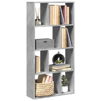 vidaXL Bücherregal Betongrau 60x20x120,5 cm Holzwerkstoff