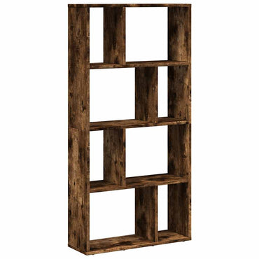 vidaXL Bücherregal Räuchereiche 60x20x120,5 cm Holzwerkstoff