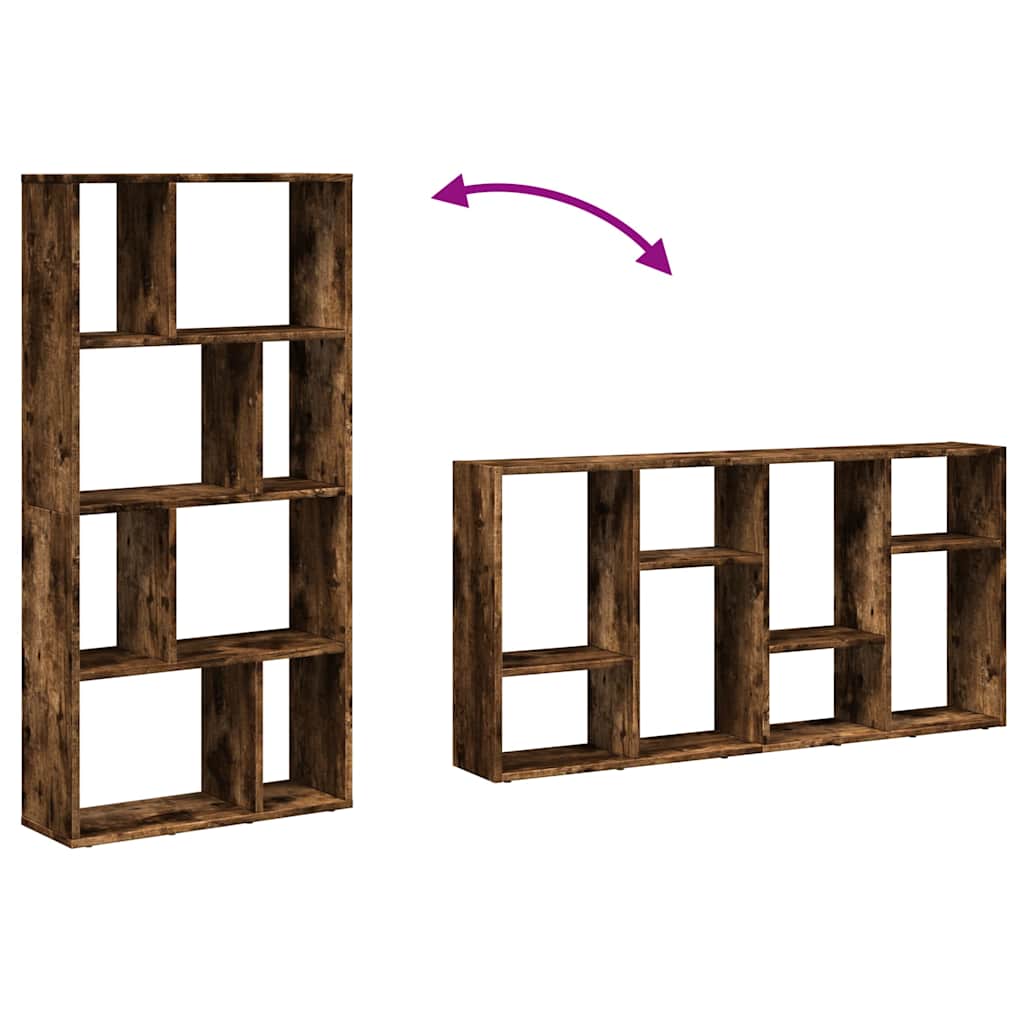 Bücherregal Räuchereiche 60x20x120,5 cm Holzwerkstoff