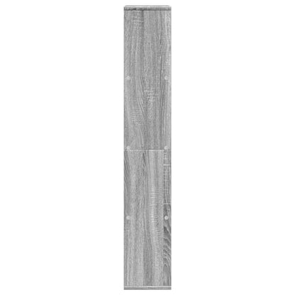 vidaXL Bücherregal Grau Sonoma 60x20x120,5 cm Holzwerkstoff